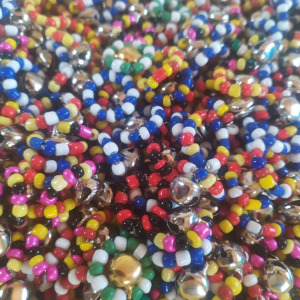 Zilli Güvercin Boncukları (10) Adet